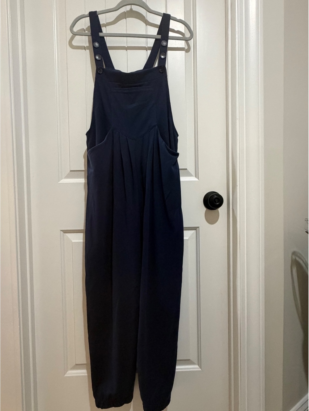 Halara Women's Navy Blue Overalls Jumpsuit Size L Regular
